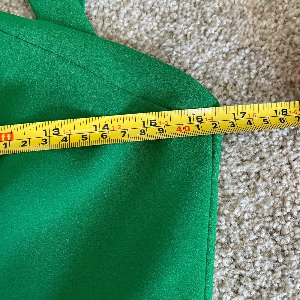 BCBGMaxAzria Strappy Cutout Emerald Maxi Gown - Picture 10 of 12